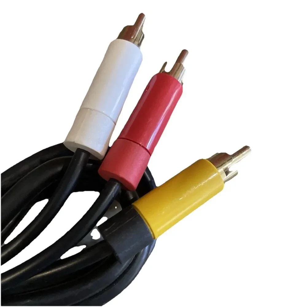 Official Microsoft Xbox 360 Genuine OEM AV Composite Cable RCA TV Wire Cord